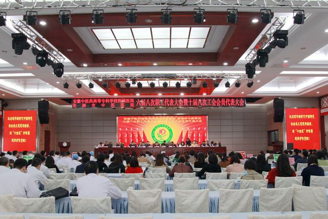 我院六屆八次職工代表大會(huì)暨十屆八次工會(huì)會(huì)員代表大會(huì)隆重開(kāi)幕(圖1)